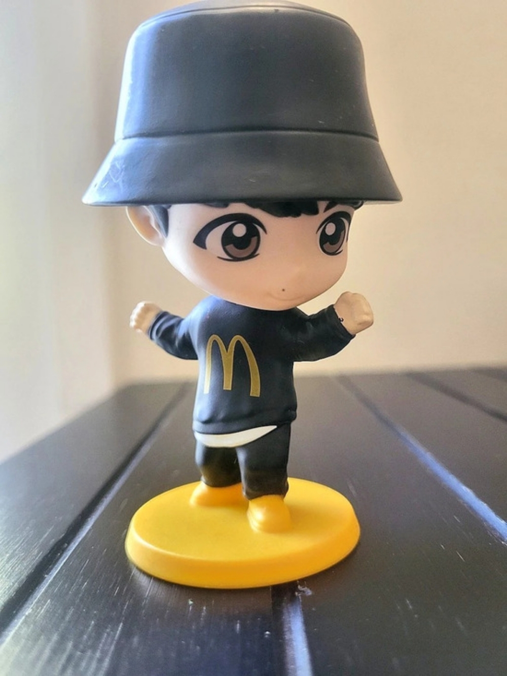 McDonald's TinyTAN Encore Edition Jung Kook Figure Black & Yellow